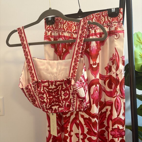 Rachel Zoe Matching Set - Crop Top and Wide Leg Pants - Picture 3 of 5